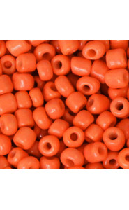 Seed beads 6/0 (4mm) Fiery orange
